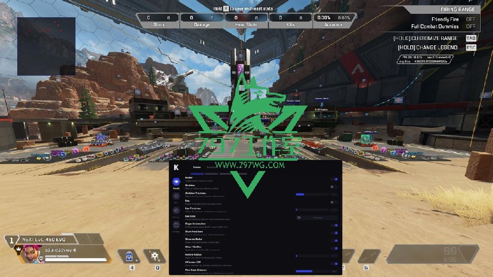 APEX【KLAR-LITE】单板透超级安全仅专注于视觉效果无瞄准辅助无额外风险